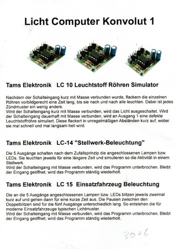 Modellbahn licht computer - modellbahn,