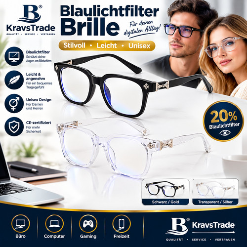 Blaulichtfilter brille unisex - brille,